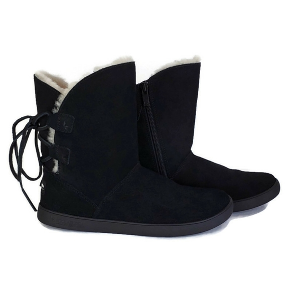 NWB koolaburra ugg shazi short black lace boots - Picture 4 of 14